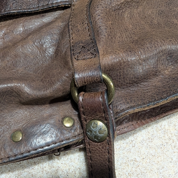 Patricia Nash Benvenuto Tote In Brown Distressed Italian Leather - Picture 12 of 16